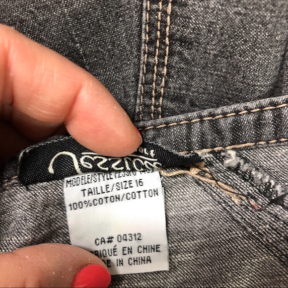 Jessica Sport Grey Denim Skirt Size 16 - Picture 5 of 5